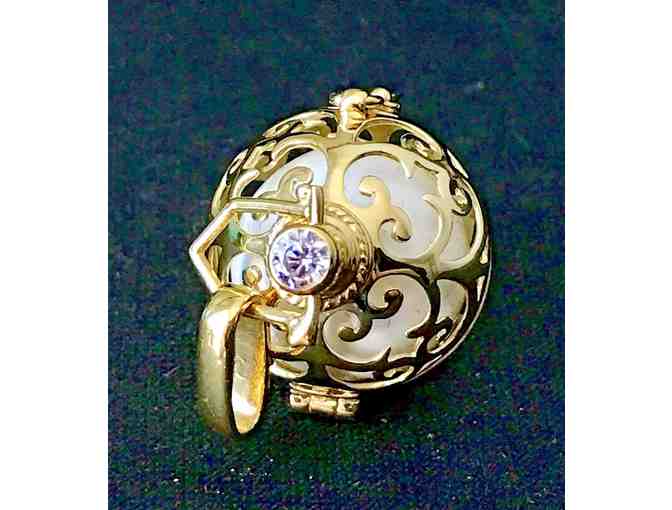 Gold Plated 'Thortiuda' Angel Whisperer Chime Pendant w/ 20' chain