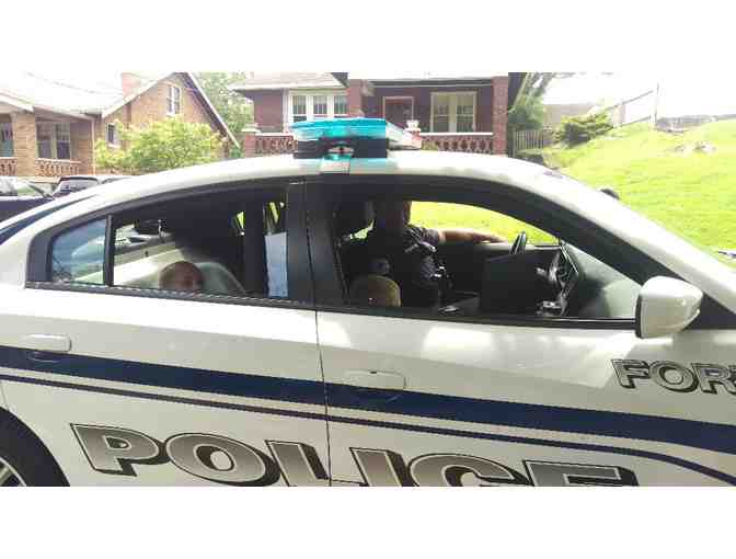 Ride to School in a Ft. Thomas Police Car