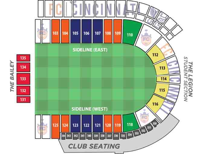FC Cincinnati-  2 Tickets, 2 Pre-game Sideline Passes & Team Autographed Soccer Ball