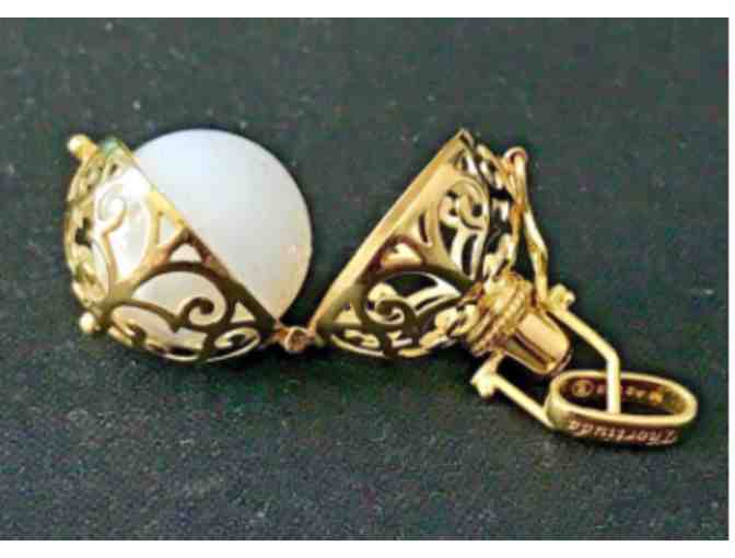 Gold Plated 'Thortiuda' Angel Whisperer Chime Pendant w/ 20' chain