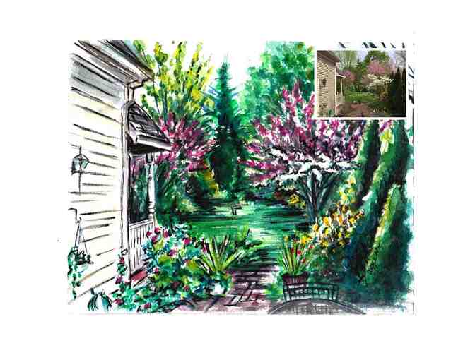 Timeless Watercolor transformed from a photo by Lizzie Mueller