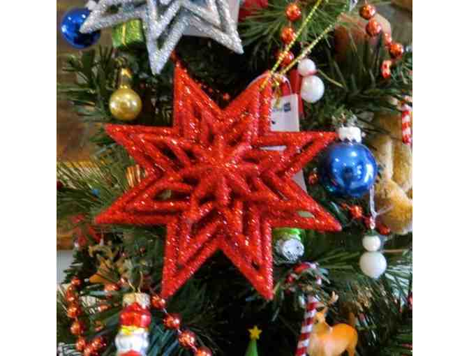 Set of 3 star ornaments