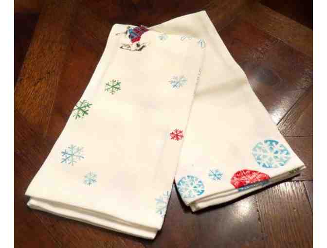 Christmas Dogs Towel set