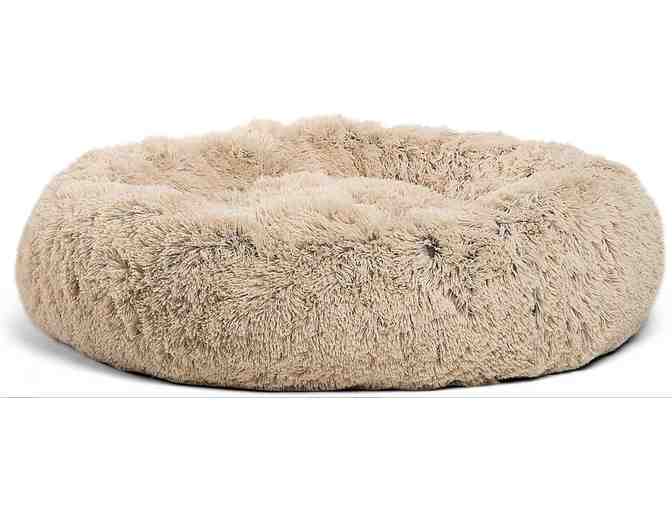 Donut Shag self heating orthopedic pet bed