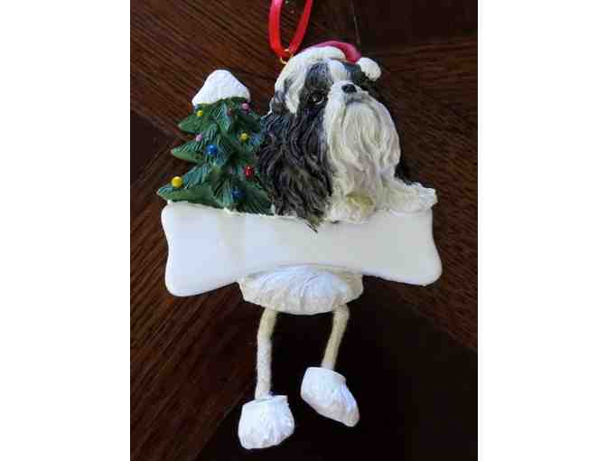 Shih Tzu Ornament with dangle legs