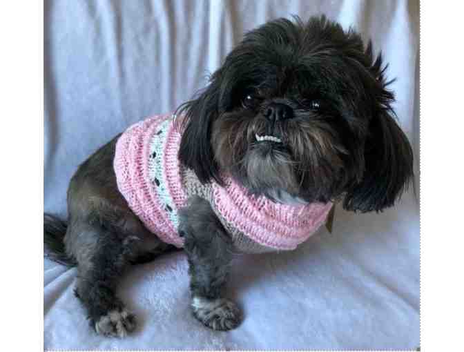 Handknit Amazing Grace Dogwear Sweater - S/M