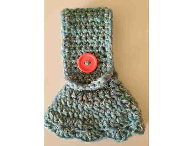 Blooming Paws Kitchen Towel Set with Handmade Hanger