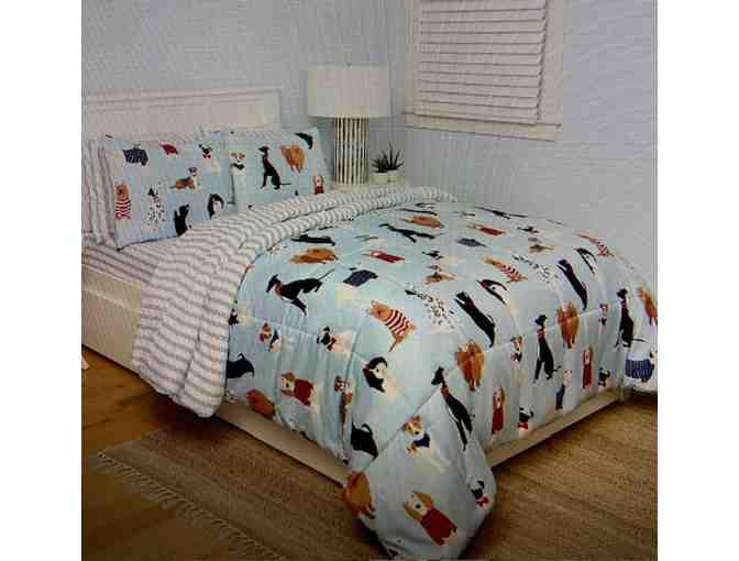 It's a Dog's Life Complete Comforter Set with Sheets - KING - Photo 1