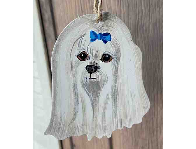 Metal Maltese Ornament/Hanger - Photo 1