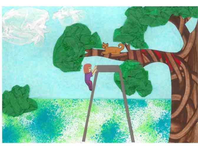 Book by 10th grade about a superhero:  'Violet'