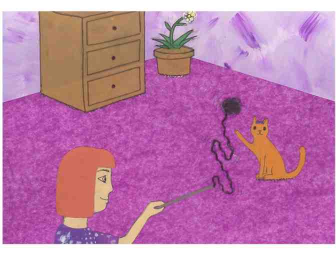 Book by 10th grade about a superhero:  'Violet'