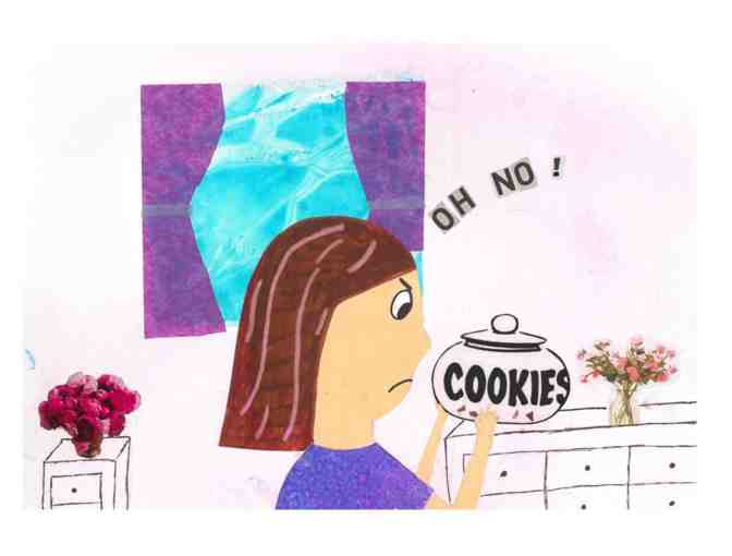 Book by 10th grade about a superhero:  'Violet'