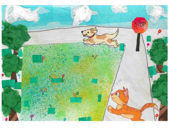 Book by 10th grade about a superhero:  'Violet'