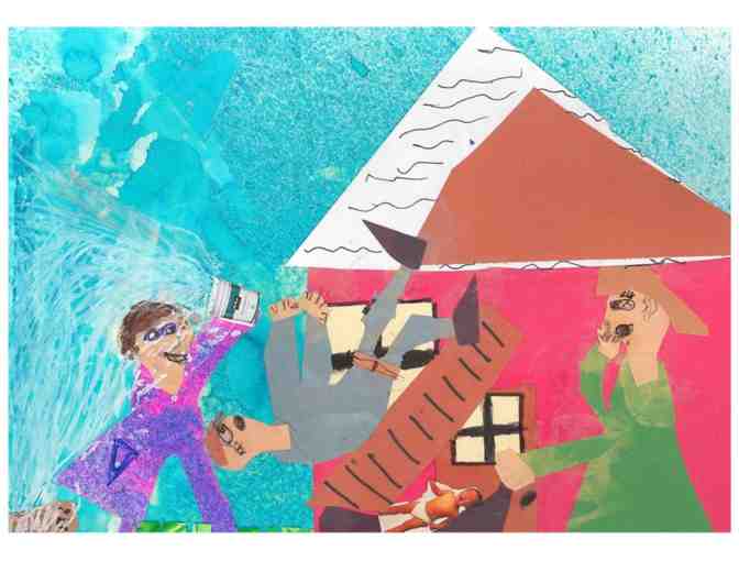 Book by 10th grade about a superhero:  'Violet'