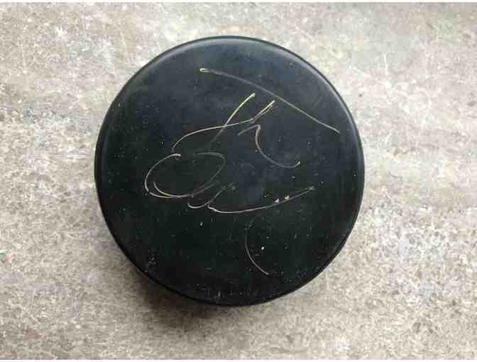Kendall Coyne and Jack O'Callahan Autographed Hockey Puck