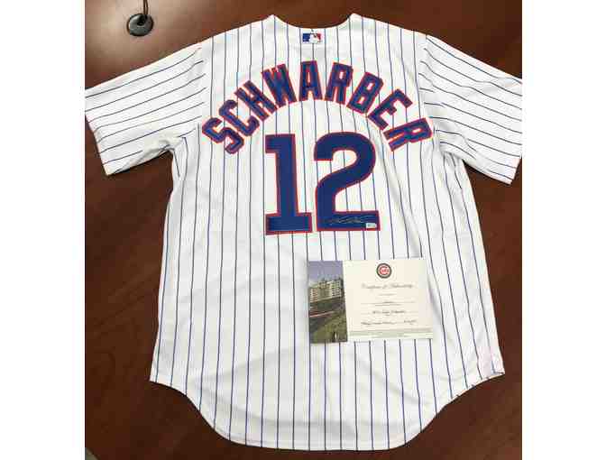 Autographed Kyle Schwarber Cubs Jersey