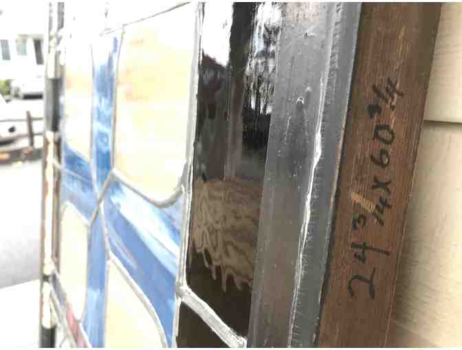 1880's Stained Glass Window donated by Old House Parts