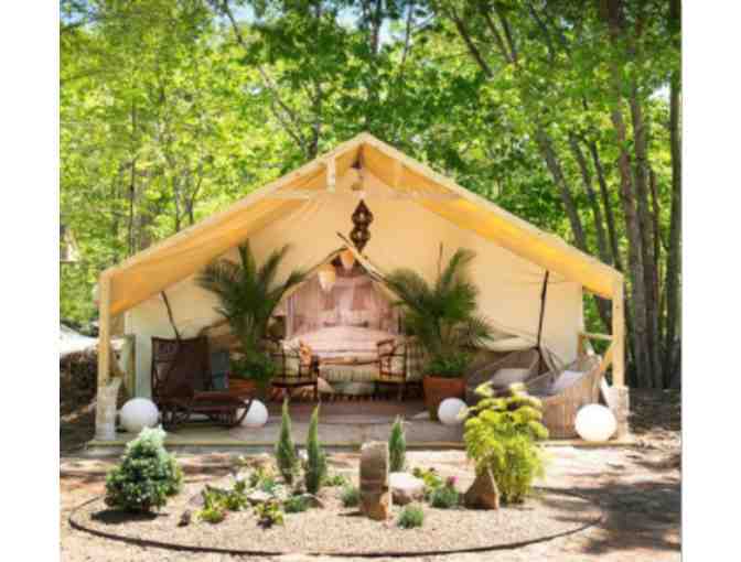 Two-night glamping experience at Sandy Pines Campground