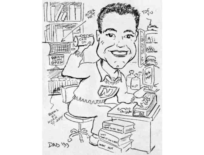 Personalized Caricature by local artist Steve Hrehovcik