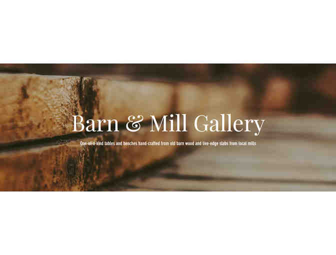 Barn & Mill Gallery Patinated Steel Lazy Susan