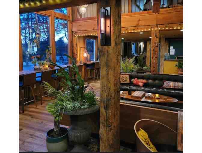 $100 Gift Card to Bandaloop and Travel Mug courtesy of Kennebunk Savings