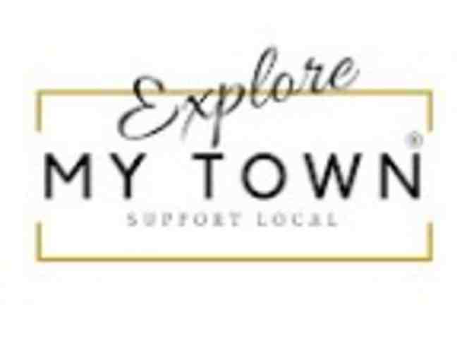 'Dock Square' painting by Sally Caldwell Fisher courtesy of John Moscillo/Explore My Town