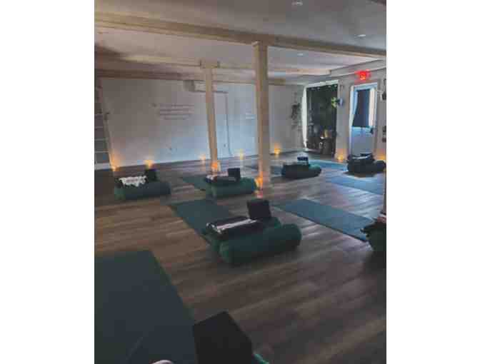 5 Class Package and Gift Set courtesy of Kennebunk Yoga & Wellness Collective