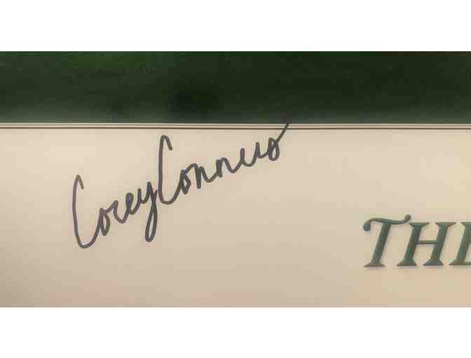 Signed Corey Conners - 2015 Augusta Poster