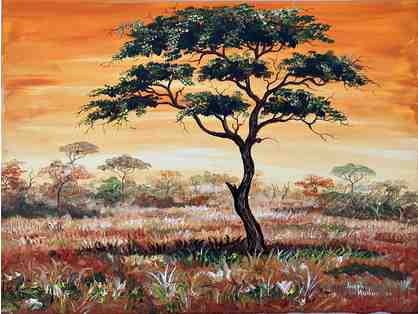 Original Painting: African Landscape