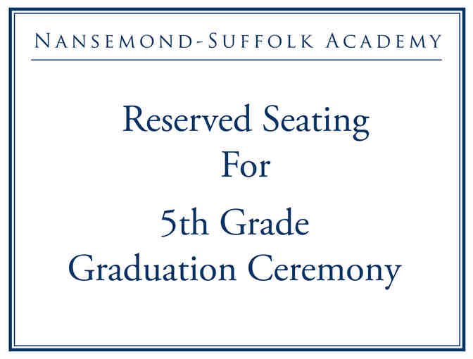 NSA 5th Grade Graduation Ceremony - Photo 1