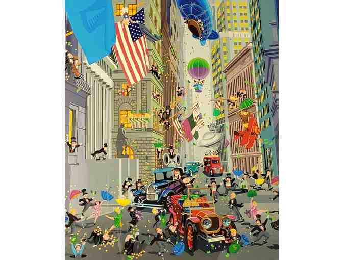 Melanie Taylor Kent Signed Print 'Wall Street'