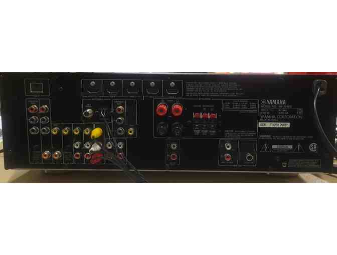 5 Klipsch Speakers, Subwoofer, and Yamaha Receiver w/Remote