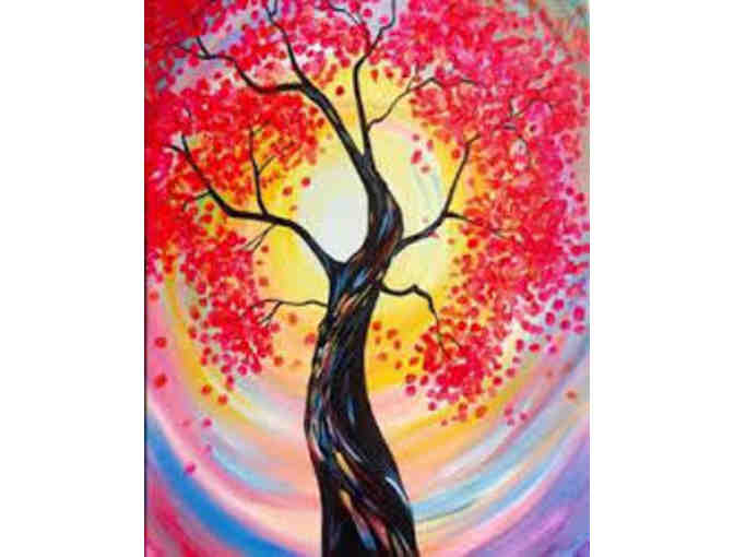 Painting Class at Pinot's Palette