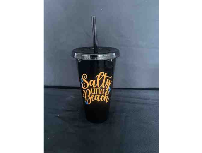 Handmade Tervis Cups with Straw