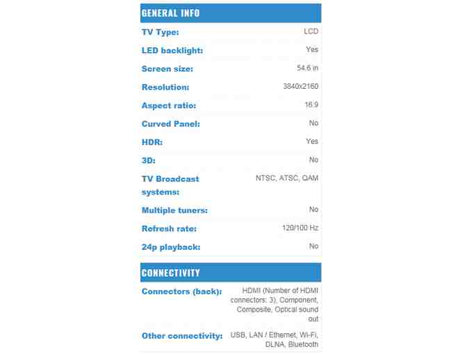 Samsung 55 Inch, 4K Ultra HD TV