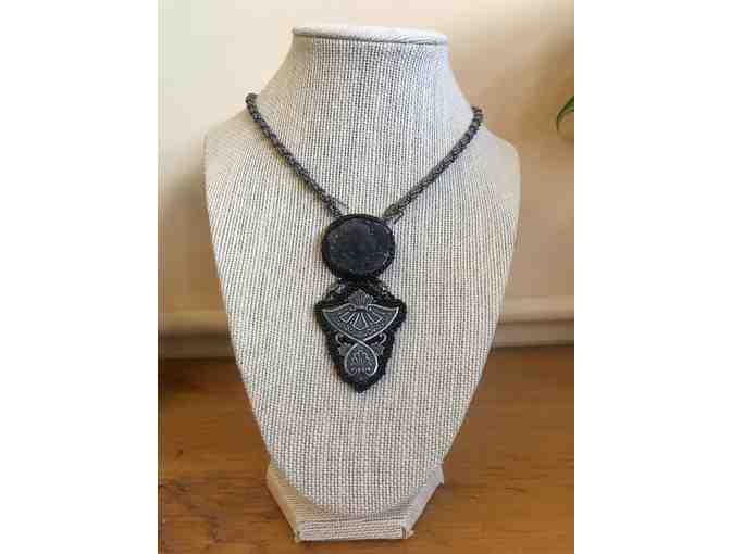 Finely-Beaded Necklace by April Saladino Designs