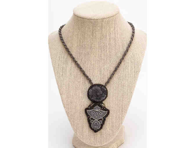 Finely-Beaded Necklace by April Saladino Designs