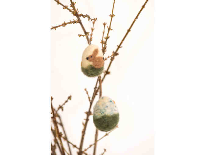 Handfelted Eggs