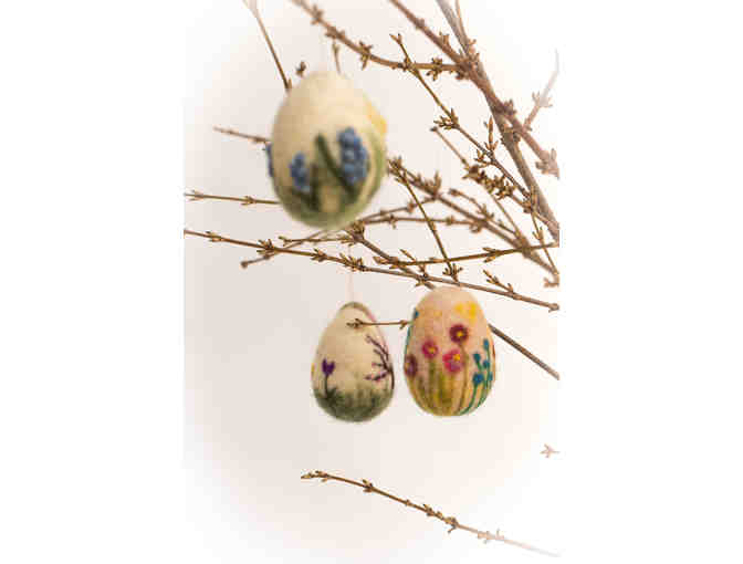 Handfelted Eggs
