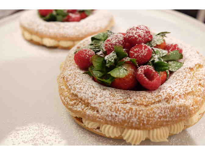 Four-Layer, One-Tier Cake and Signed Copy of The Truly Sweet Baking Book by Lynne Scharf