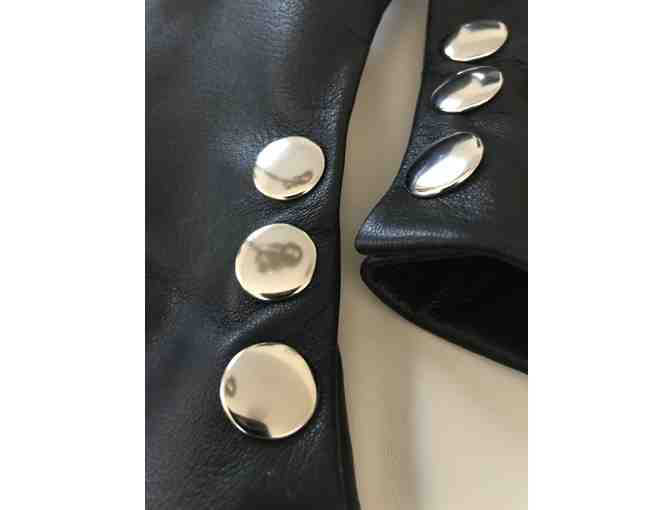 Handmade Black Leather Gloves