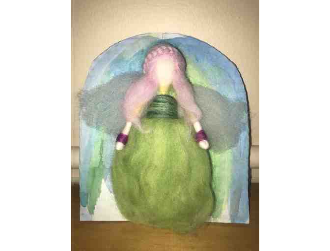 Hand-felted Fairy