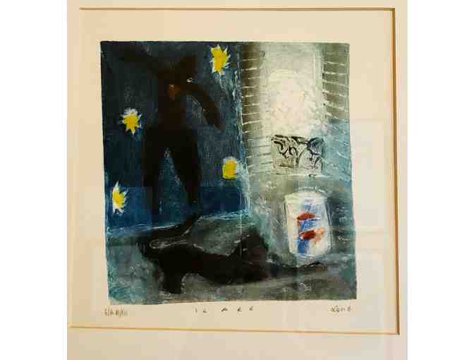 Original Etching by Lou G. Titled, Icare, (Icarus)