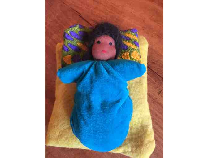 Handmade Little Baby in Basket by Carol Grieder, GMWS faculty, parent and alum parent