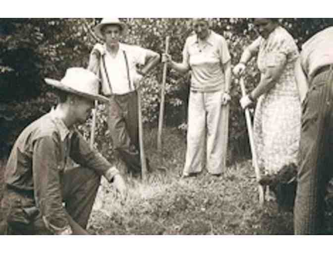 Wheel Barrel Full of Biodynamic Compost from the Pfeiffer Center