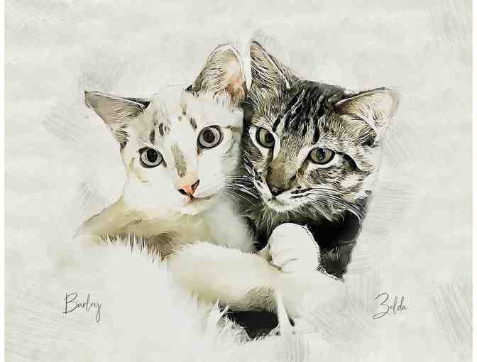 Custom Digital Art Pet Portrait