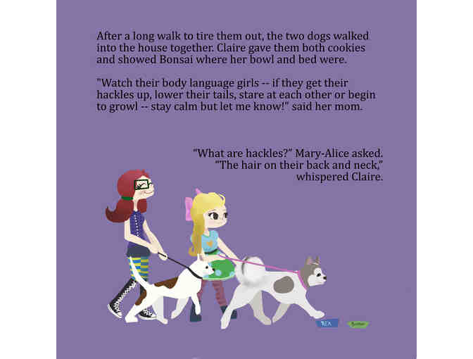 'Don't Judge a Book by its Cover' set of 2 autographed Children's Books