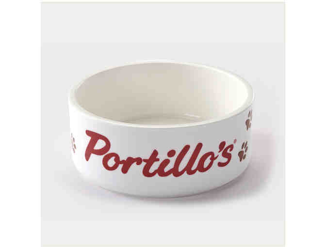 $100 Portillo's Gift Card & Dog Bowl
