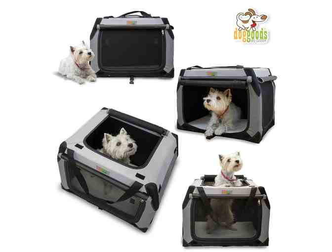 The Foldable Travel Dog Crate by DogGoods - Size S