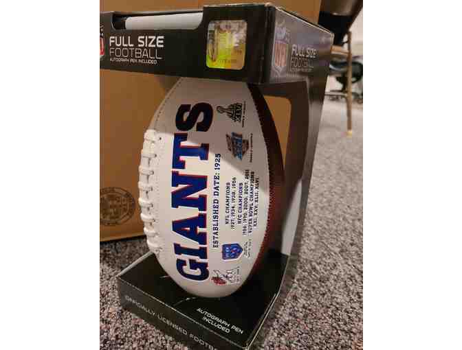 New York Giants Football Autographed by Leonard Williams